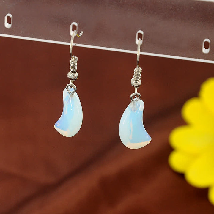 Boucles d'oreilles Moon Reki en Opale Naturelle