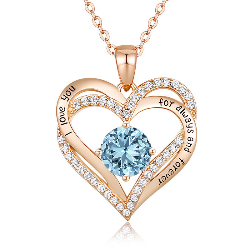 Olivenorma « Je t'aimerai toujours » – Collier cœur pierre de naissance Amour éternel - image 31