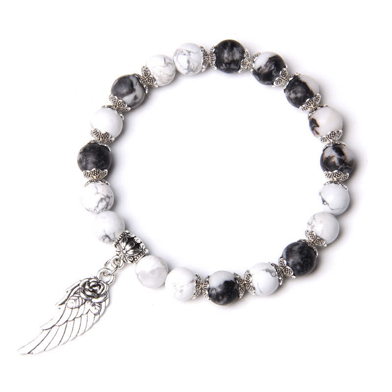 Olivenorma « Peace Energy » – Bracelet Aile en Cristal d'Agate Couleurs 