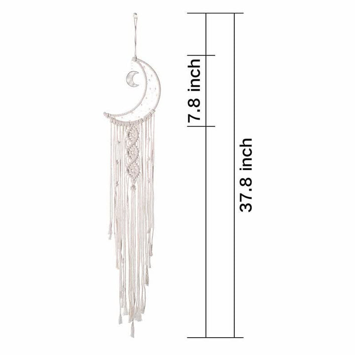 Décoration murale tissée en macramé Olivenorma Bohemian Moon Dream