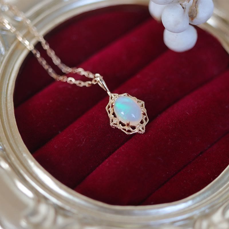 Collier ajustable en argent sterling avec dentelle de style vintage Olivenorma 