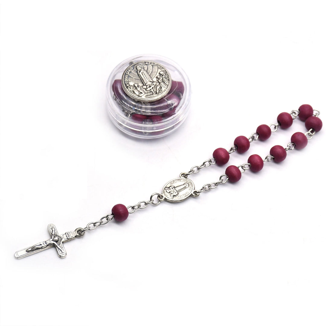 Chapelet de perles d'encens Olivenorma, bracelet de prière, croix 