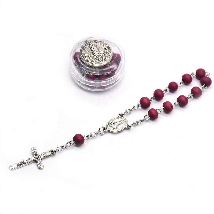 Chapelet de perles d'encens Olivenorma, bracelet de prière, croix 