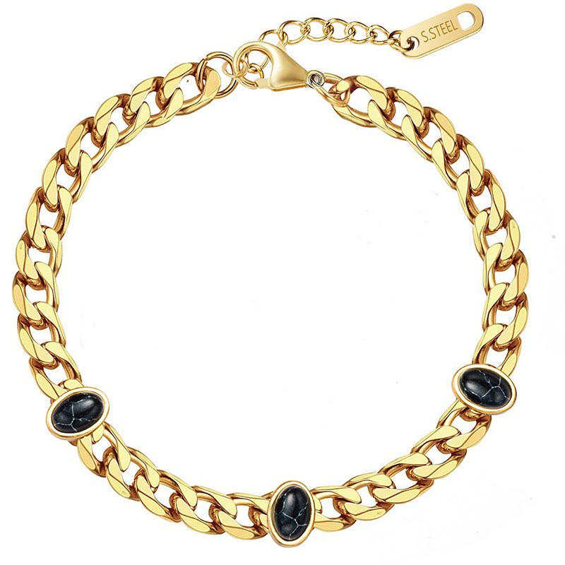 Ensemble de bracelets empilables en forme d'étoiles en turquoise naturelle Olivenorma