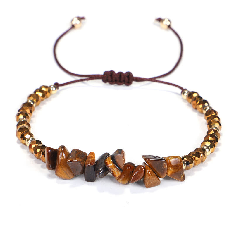 Bracelet en fil de gravier et cristal de Bohème Olivenorma