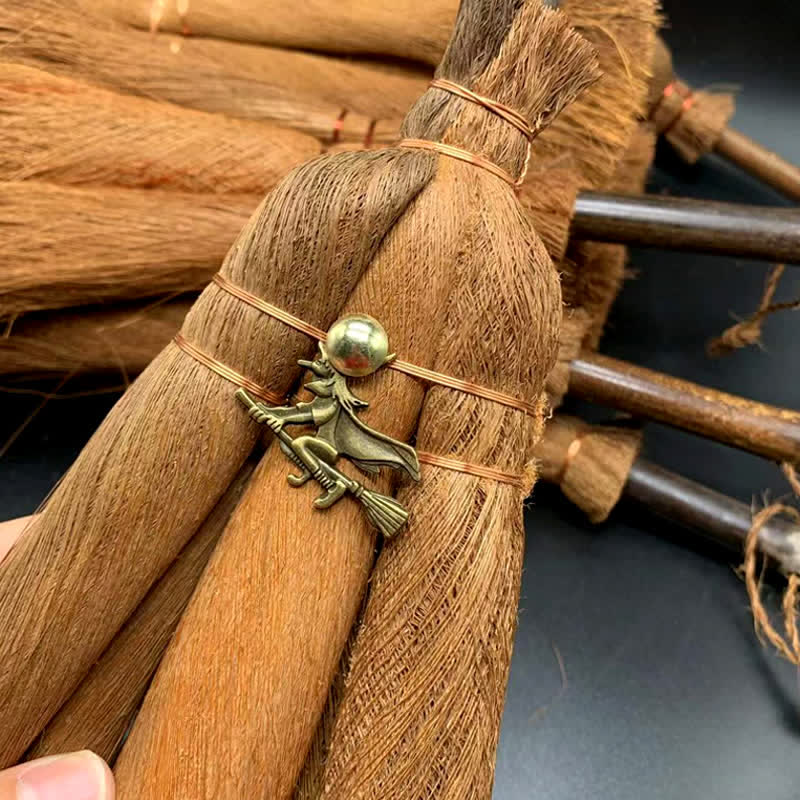 Balai magique de sorcière en forme d'arbre de vie Olivenorma
