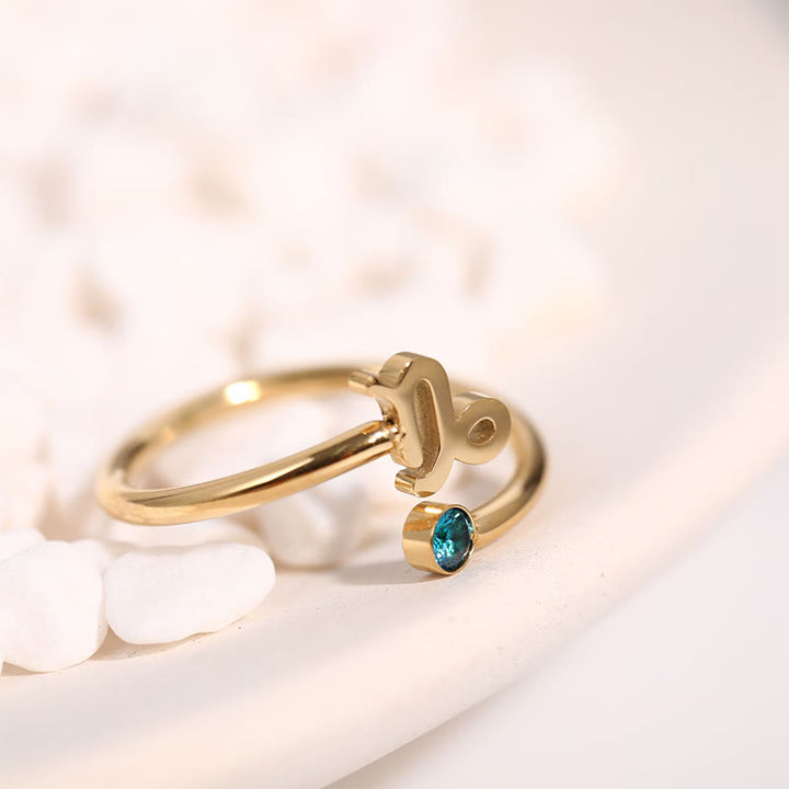 Bague carte cadeau Olivenorma avec pierre de naissance du zodiaque - image 37