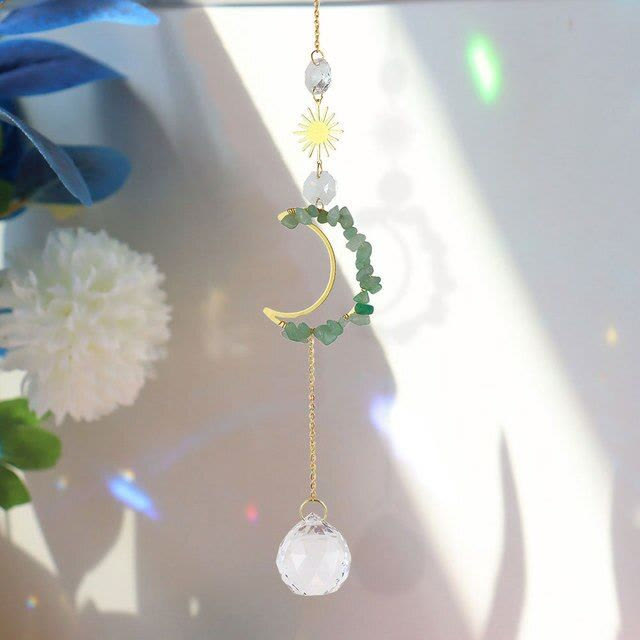 Carillon éolien mural Olivenorma Moon Suncatcher 