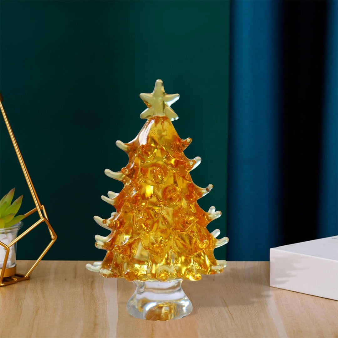 Décoration de Noël en cristal et pierres précieuses pour la maison 