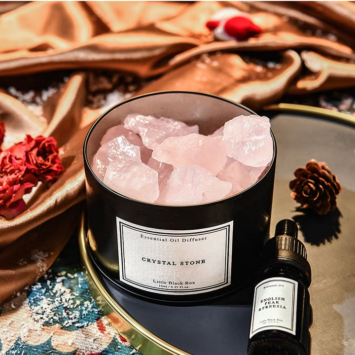 Coffret cadeau d'aromathérapie en cristal pour diffuseur d'huiles essentielles Olivenorma 