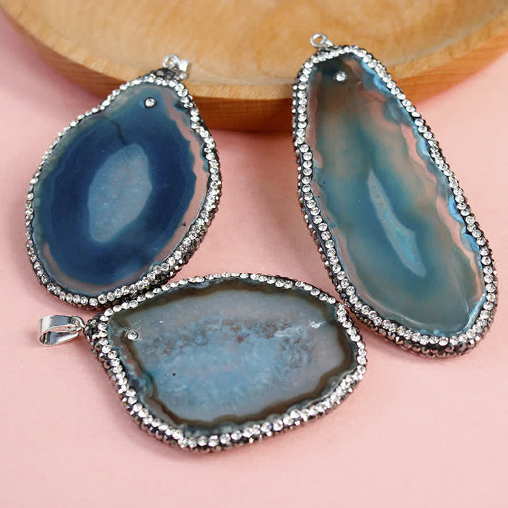 Collier en cristal naturel orné de géodes Olivenorma