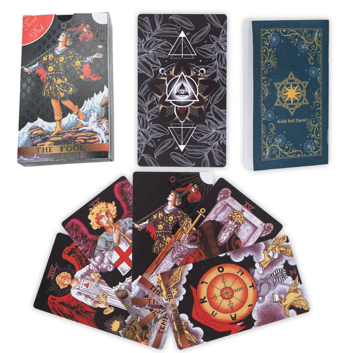 Cartes du jeu de tarot Olivenorma Black Triangle Evil Eye