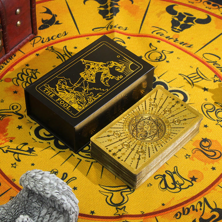 Cartes de tarot Soleil et Lune Olivenorma 80ps "Le Fou" Waite