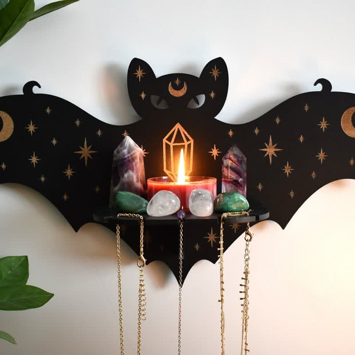Etagère en cristal pour autel de chauve-souris céleste Olivenorma