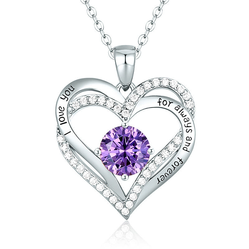 Olivenorma « Je t'aimerai toujours » – Collier cœur pierre de naissance Amour éternel - image 4