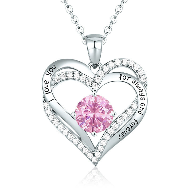Olivenorma « Je t'aimerai toujours » – Collier cœur pierre de naissance Amour éternel - image 24