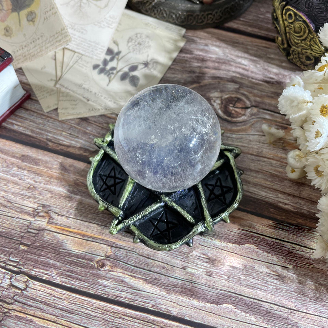 Support de boule de cristal en forme d'étoile Olivenorma
