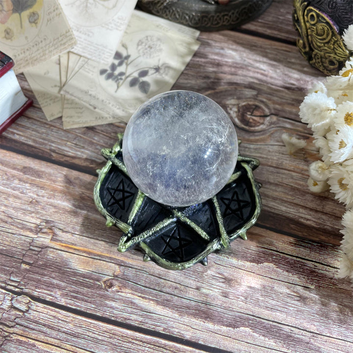 Support de boule de cristal en forme d'étoile Olivenorma