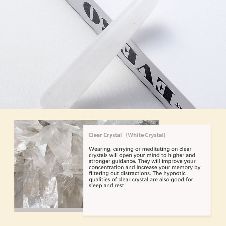 Baguettes de cristal de guérison en cristal naturel Olivenorma