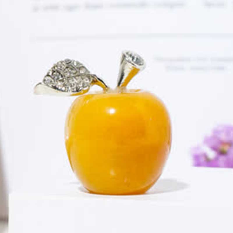 Décoration en pierres précieuses de pomme de fruit de la paix Olivenorma