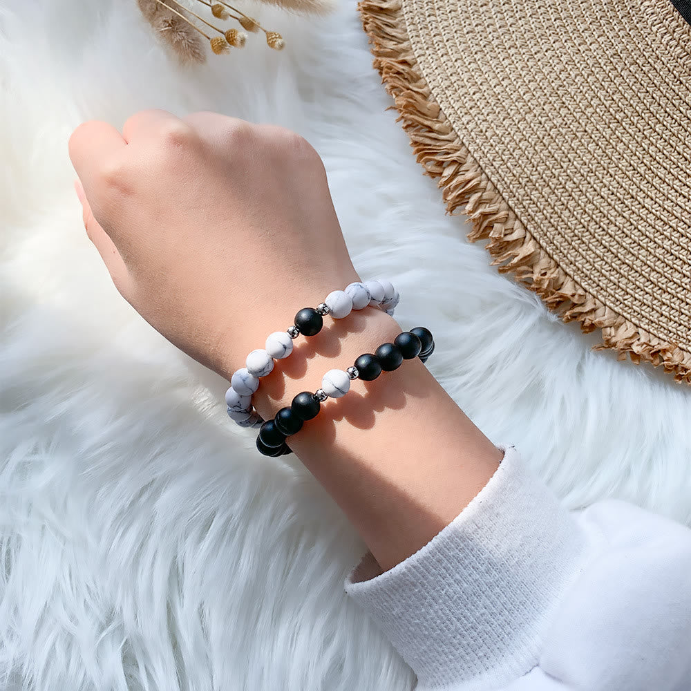 Ensemble de 2 bracelets magnétiques Olivenorma pour couple 