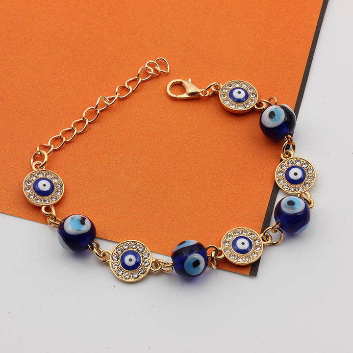 Bracelet en or contre le mauvais œil « Always Protected » Olivenorma