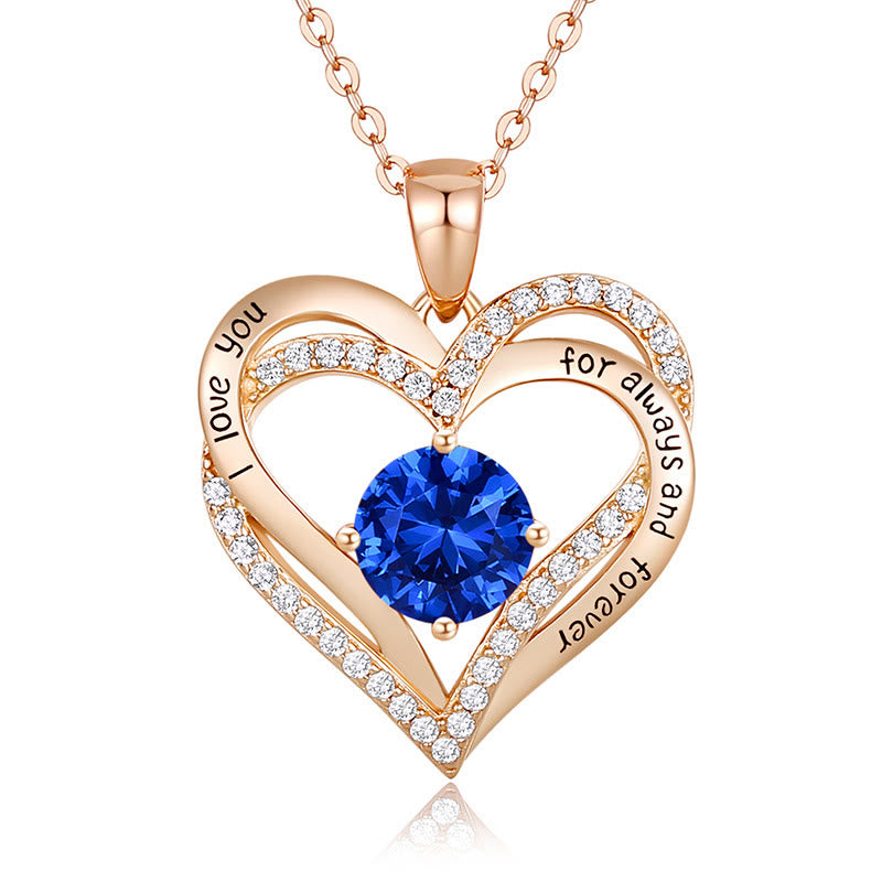 Olivenorma « Je t'aimerai toujours » – Collier cœur pierre de naissance Amour éternel - image 37