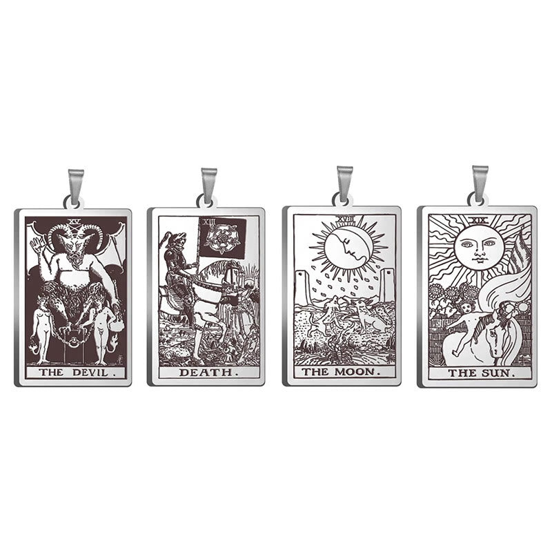 Colliers de tarot en acier inoxydable Olivenorma