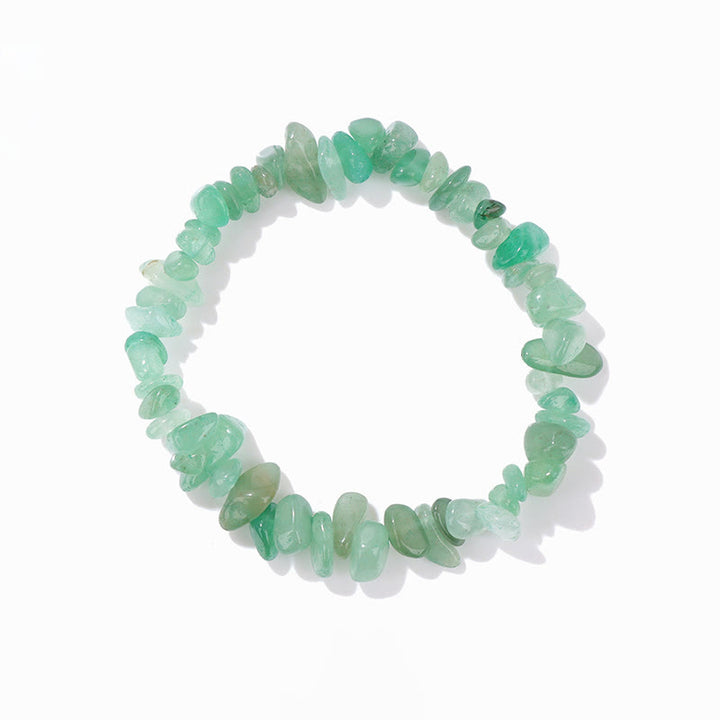 Bracelet en gravier irrégulier naturel coloré Olivenorma 
