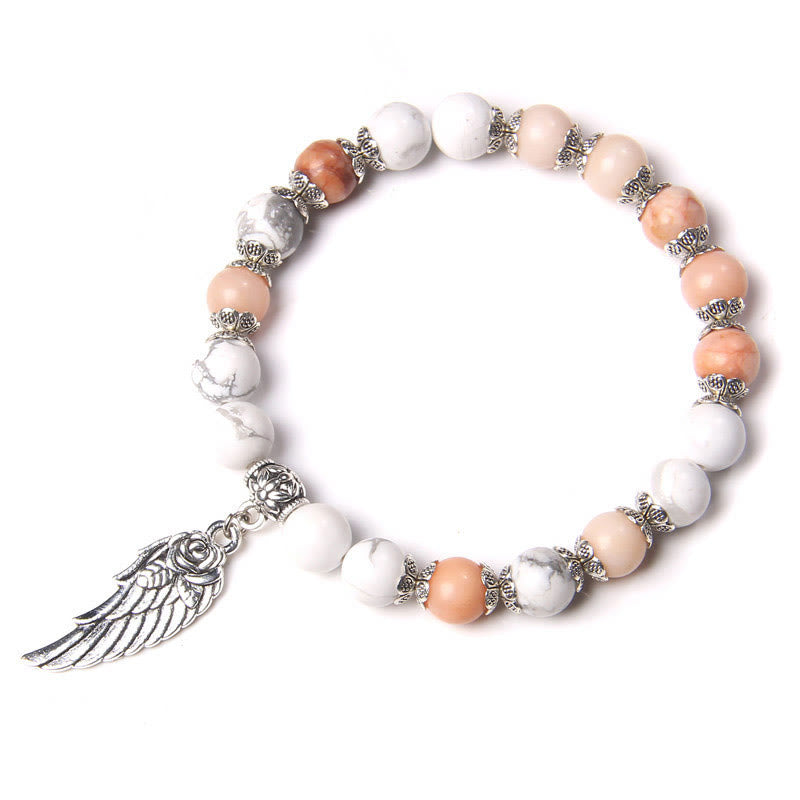 Olivenorma « Peace Energy » – Bracelet Aile en Cristal d'Agate Couleurs 