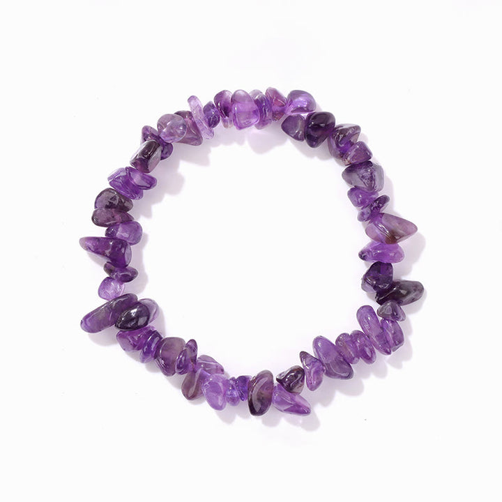 Bracelet en gravier irrégulier naturel coloré Olivenorma 