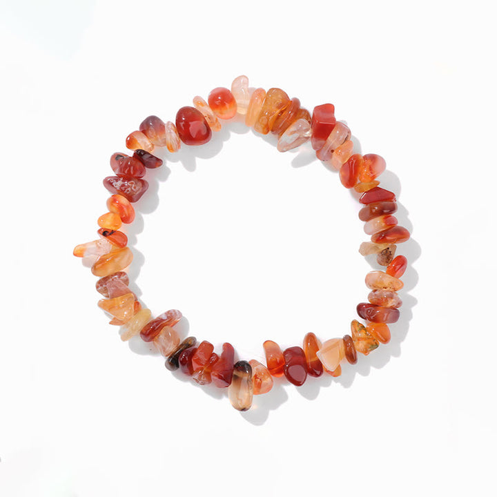 Bracelet en gravier irrégulier naturel coloré Olivenorma 