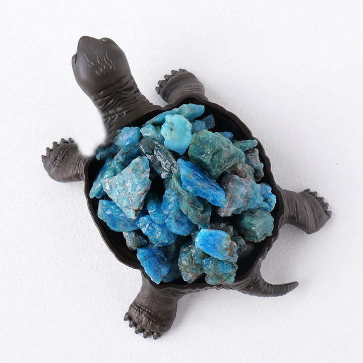 Lampe décorative en forme de tortue en cristal naturel Olivenorma 