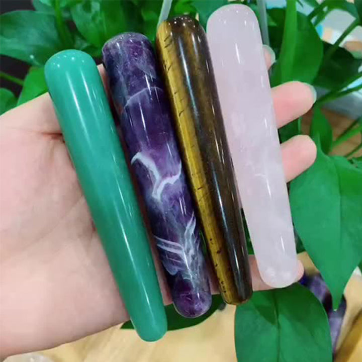 Baguettes de cristal de guérison en cristal naturel Olivenorma