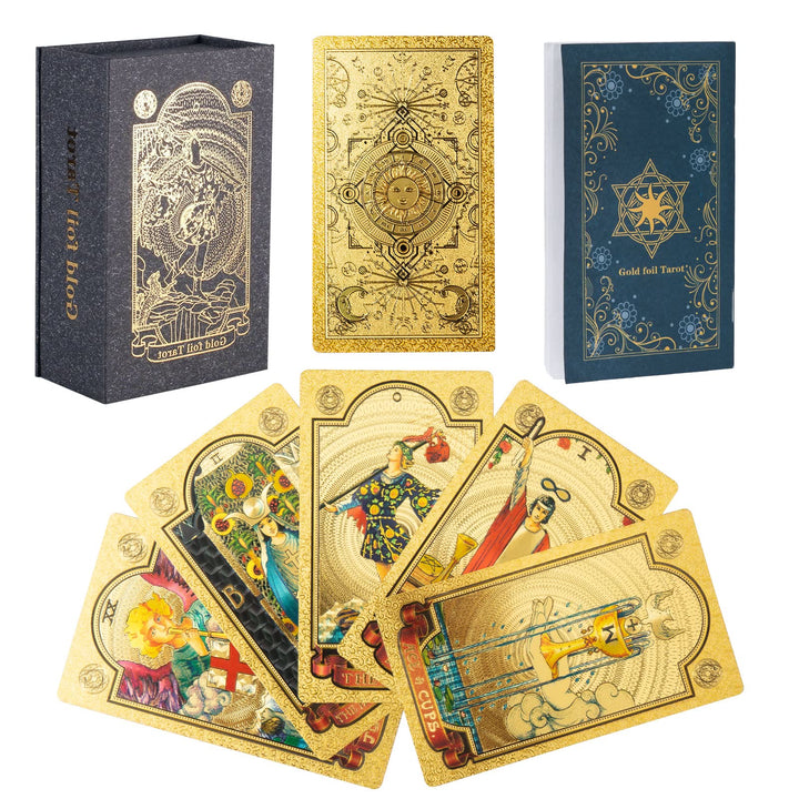 Cartes de tarot classiques Olivenorma Bronzing Golden Sun