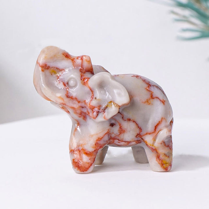 Ornement en pierre précieuse sculptée en cristal naturel Olivenorma - Rhodochrosite - image 30