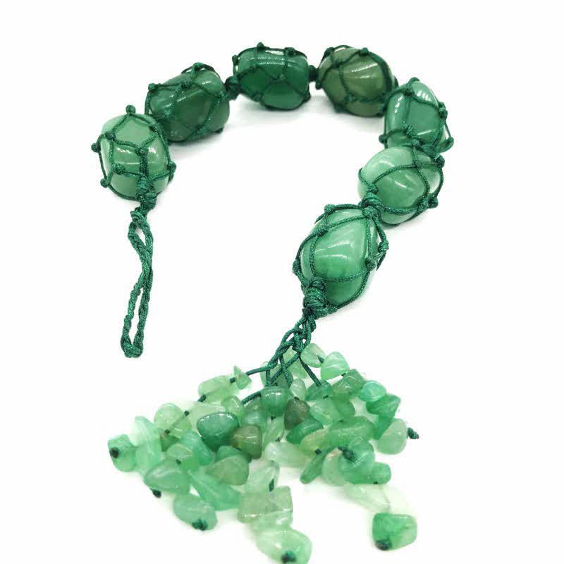 Olivenorma La pierre de guérison des 7 chakras Reiki Décoration de gland de méditation