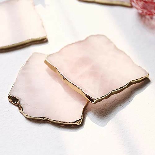 Décoration de dessous de verre en quartz rose Olivenorma - 120-150 mm - image 1