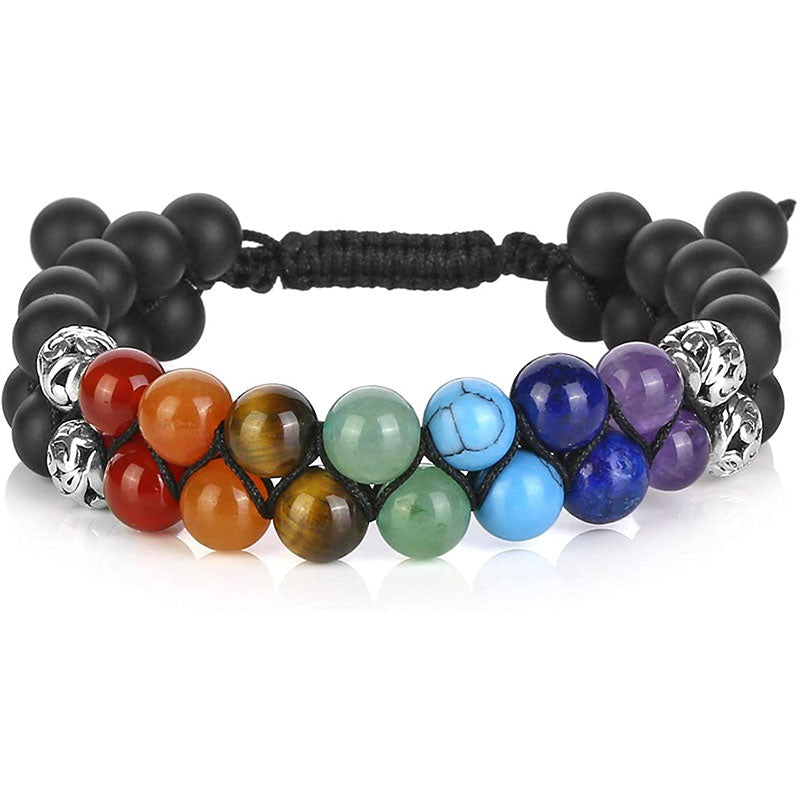 Bracelet de guérison des chakras orgonite Olivenorma