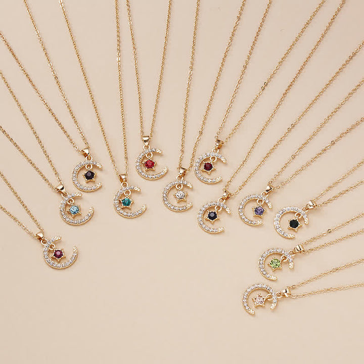 Collier créatif avec pierre de naissance du mois Olivenorma