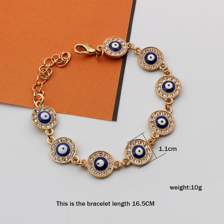 Bracelet en or contre le mauvais œil « Always Protected » Olivenorma