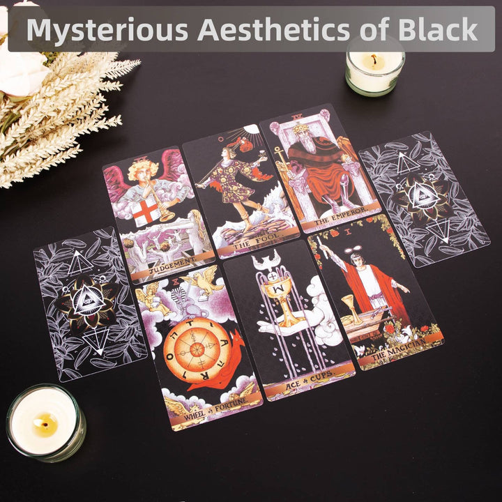 Cartes du jeu de tarot Olivenorma Black Triangle Evil Eye