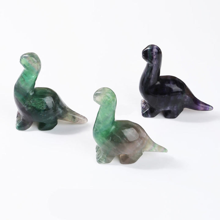 Olivenorma 2,5 pouces Cristal Dinosaure Home Doctor Décoration en pierres précieuses 