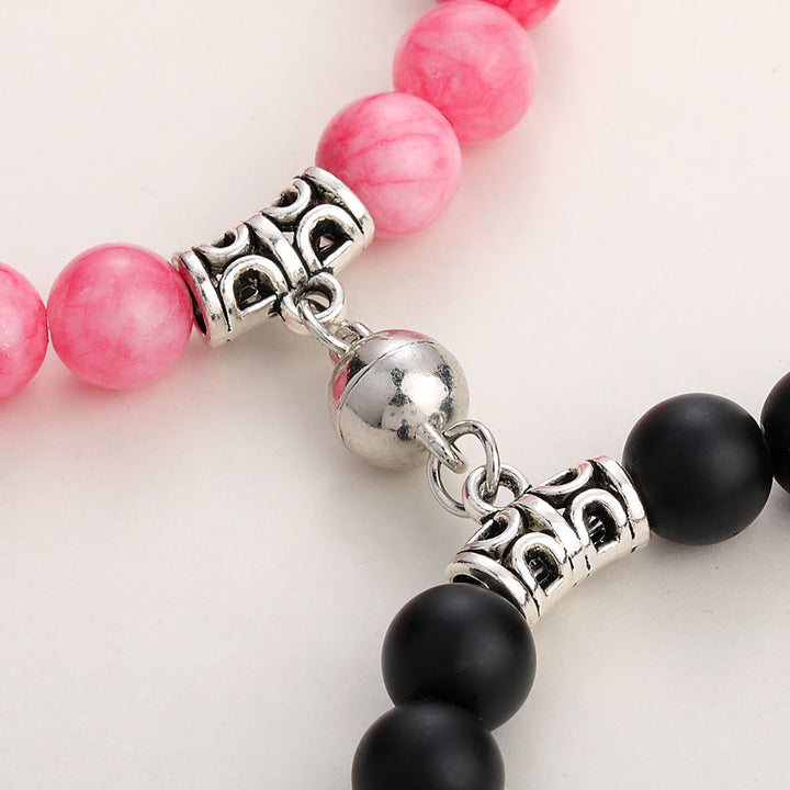 Ensemble de 2 bracelets magnétiques Olivenorma pour couple 