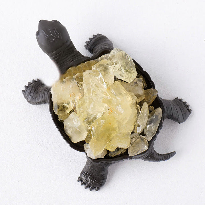 Lampe décorative en forme de tortue en cristal naturel Olivenorma 