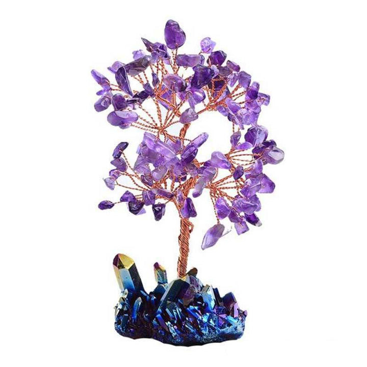 Olivenorma Améthyste Orgone Méditation Feng Shui Arbre de Purification