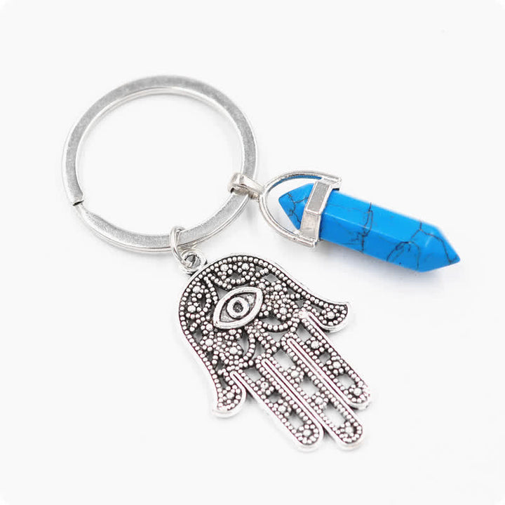 Porte-clés en cristal inspirant en forme de main de Fatima Olivenorma