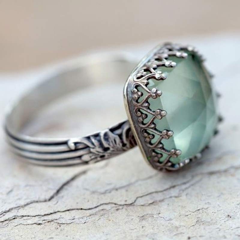 Bague en pierre de lune verte Olivenorma The Goddess Energy - image 4
