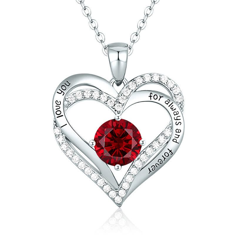 Olivenorma « Je t'aimerai toujours » – Collier cœur pierre de naissance Amour éternel - image 6