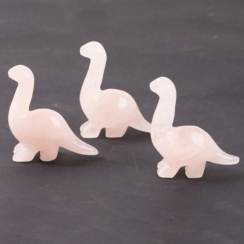 Olivenorma 2,5 pouces Cristal Dinosaure Home Doctor Décoration en pierres précieuses 